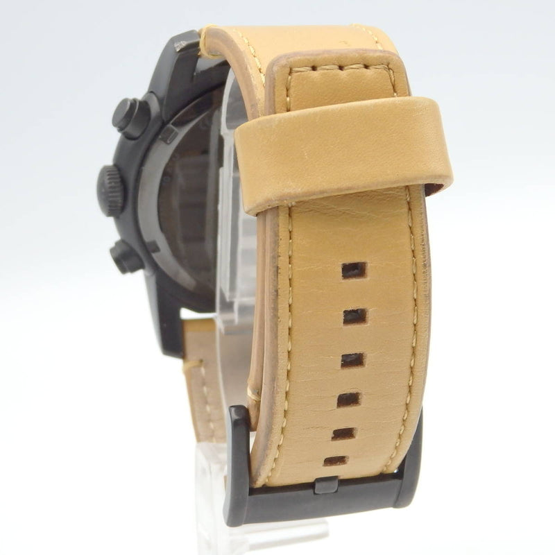 Marc Jacobs Larry Chronograph Black Dial Brown Leather Strap Watch for Men - MBM5053 Buy Now By Marc Jacobs