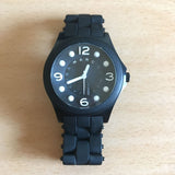 Marc Jacobs Pelly Black Dial Black Silicone Strap Watch for Women - MBM2528 Buy Now By Marc Jacobs