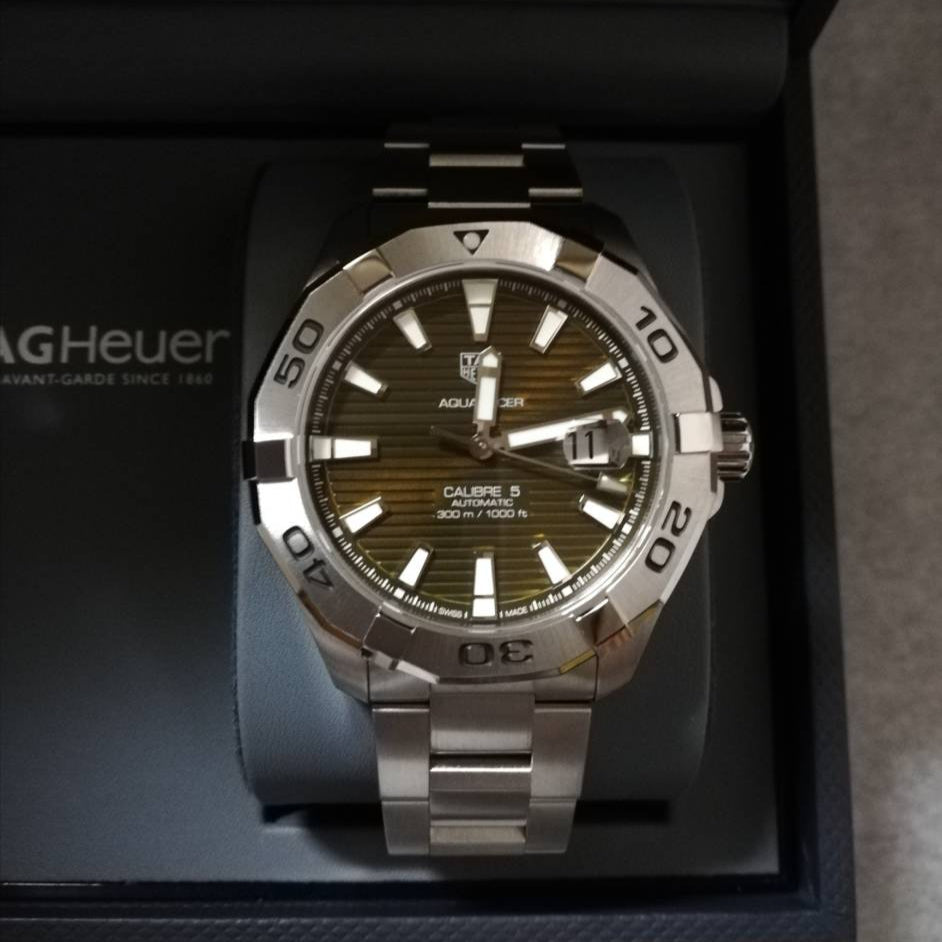 Tag Heuer Aquaracer Sunray Brown Dial Watch for Men - WAY2018.BA0927