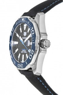 Shop Tag Heuer Aquaracer Black Dial Watch for Men - WAY201C.FC6395 in USA