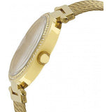 Shop Guess Soho Champagne Dial Stainless Steel Mesh Bracelet Watch For Women - W0638L2 in USA