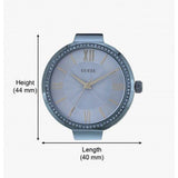 Guess Soho Diamonds Blue Dial Blue Mesh Bracelet Watch For Women - W0638L3 Buy Now By Guess