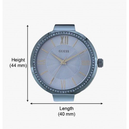 Guess Soho Diamonds Blue Dial Blue Mesh Bracelet Watch For Women - W0638L3 Buy Now By Guess