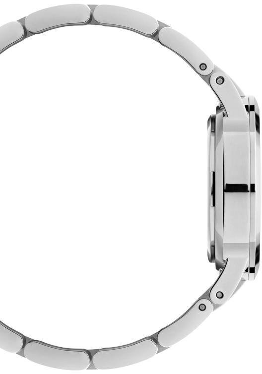 Daniel Wellington Iconic Link White Dial Silver Steel Strap Watch for Women - DW00100203