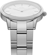 Daniel Wellington Iconic Link White Dial Silver Steel Strap Watch For Women - DW00100205 Buy Now By Daniel Wellington
