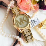 Michael Kors Bradshaw Gold Dial Gold Steel Strap Watch for Women - MK6487 Buy Now By Michael Kors