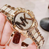 Michael Kors Bradshaw Gold Dial Gold Steel Strap Watch for Women - MK6487 Buy Now By Michael Kors