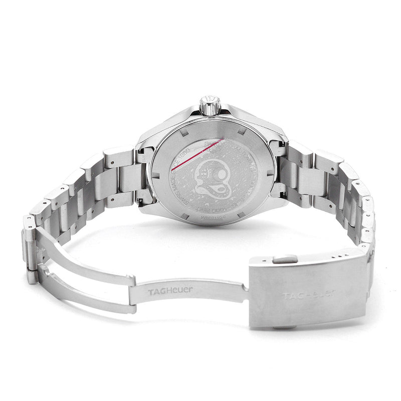 Shop Tag Heuer Aquaracer Automatic Caliber 5 Black Dial Silver Steel Strap Watch for Men - WBD2110.BA0928 in USA