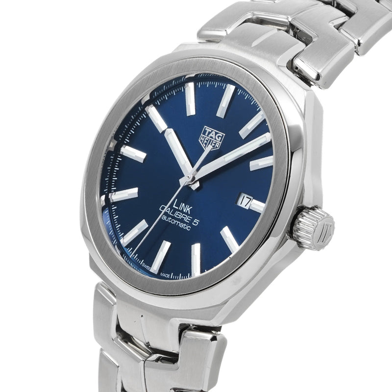 Tag Heuer Link Automatic Blue Dial Silver Steel Strap Watch for Men - WBC2112.BA0603 Buy Now By Tag Heuer