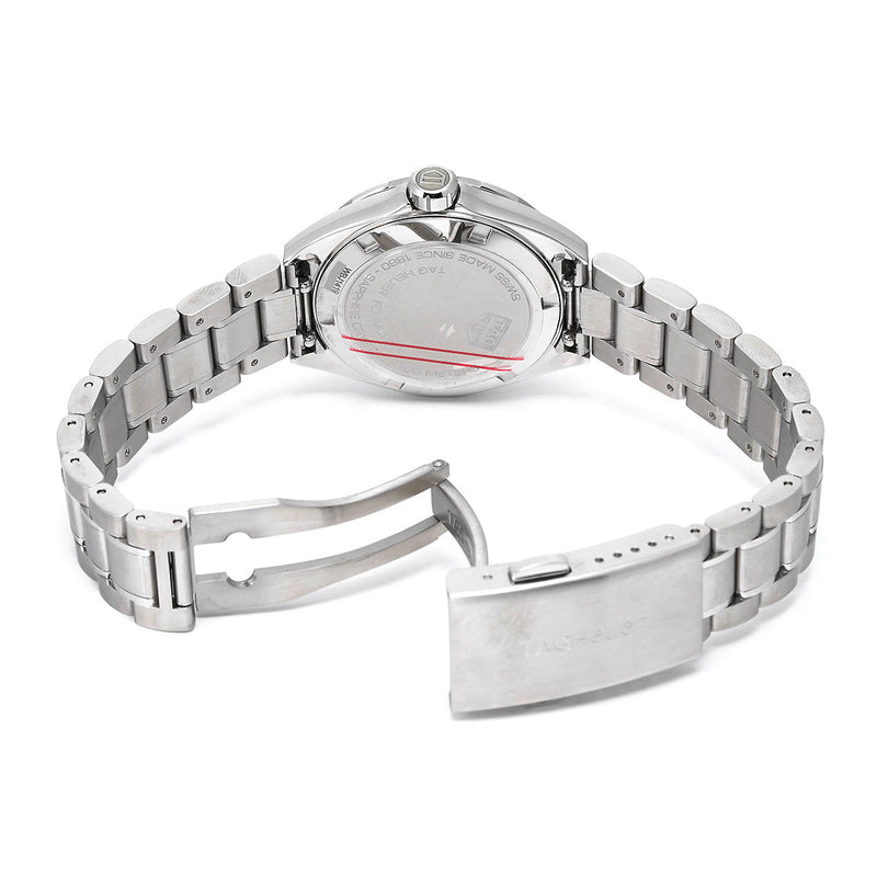 Shop Tag Heuer Formula 1 Diamonds Mother Of Pearl White Dial Silver Steel Strap Watch for Women - WBJ1419.BA0664 in USA