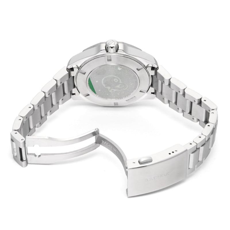 Shop Tag Heuer Aquaracer Automatic Match Timer Black Dial Silver Steel Strap Watch for Men - WAY201G.BA0927 in USA