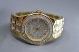 Bulova Crystal Collection Silver Dial Two Tone Steel Strap Watch for Men - 98K102 Buy Now By Bulova