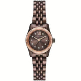 Michael Kors Lexington Three-Hand Brown Dial Brown Steel Strap Watch for Women - MK4844 Buy Now By Michael Kors