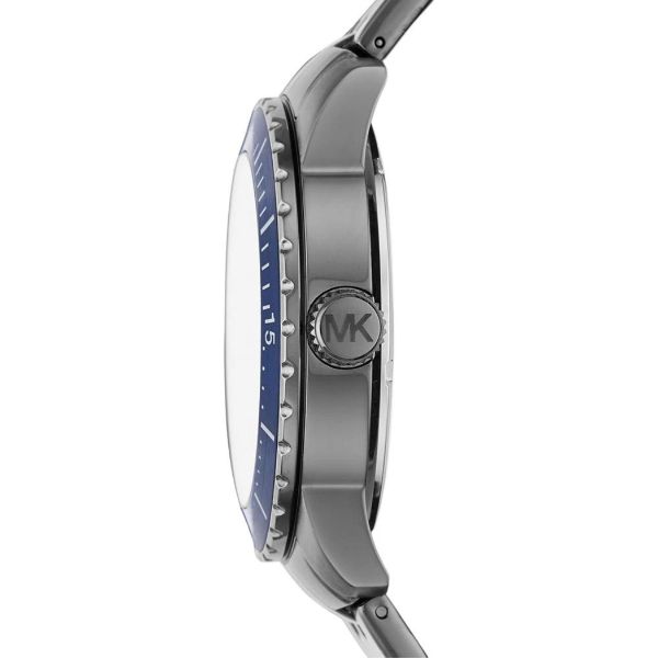 Michael Kors Chronograph Cunningham Multifunction Blue Dial Grey Steel Strap Watch For Men - MK7155 Buy Now By Michael Kors
