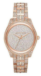 Michael Kors Lauryn Crystals Rose Gold Dial Rose Gold Steel Strap Watch For Women - MK3931 Buy Now By Michael Kors