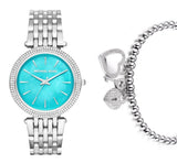 Michael Kors Darci Mother of Pearl Blue Dial Silver Steel Strap Watch for Women - MK3515 Buy Now By Michael Kors