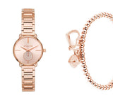 Michael Kors Portia Analog Quartz Rose Gold Dial Rose Gold Steel Strap Watch For Women - MK3839 Buy Now By Michael Kors