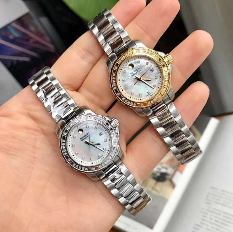 Movado Series 800 29mm Mother of Pearl Dial Diamond Watch For Women - 2600120 Buy Now By Movado