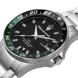 Maserati SFIDA Chronograph Black Dial Silver Steel Strap Watch For Men - R8853140005 Buy Now By Maserati