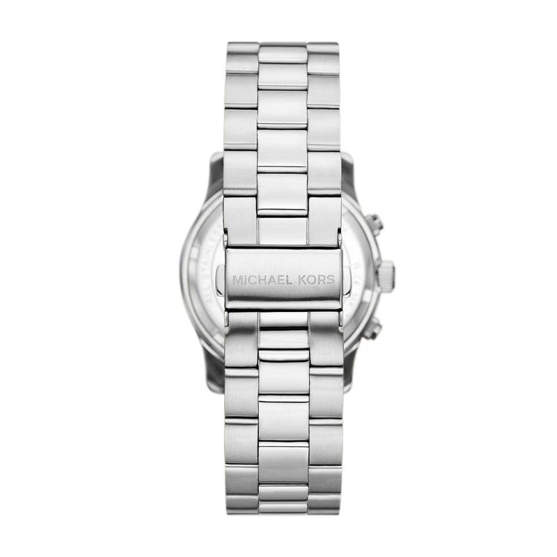 Michael Kors Runway Three-Hand Silver Dial Silver Steel Strap Watch for Women - MK7474 Buy Now By Michael Kors