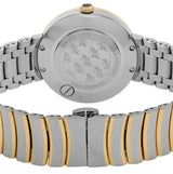 Swarovski Lovely Crystals Mother of Pearl Dial Two Tone Steel Strap Watch for Women - 1187022 Buy Now By Swarovski