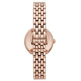 Emporio Armani Rosa Quartz Mother of Pearl Black Dial Rose Gold Steel Strap Watch For Women - AR11372 Buy Now By Emporio Armani