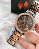 Michael Kors Parker Chronograph Grey Dial Two Tone Steel Strap Watch For Women - MK6440 Buy Now By Michael Kors