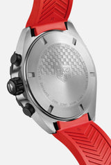 Tag Heuer Formula 1 Chronograph Red Dial Red Rubber Strap Watch for Men - CAZ101AN.FT8055 Buy Now By Tag Heuer
