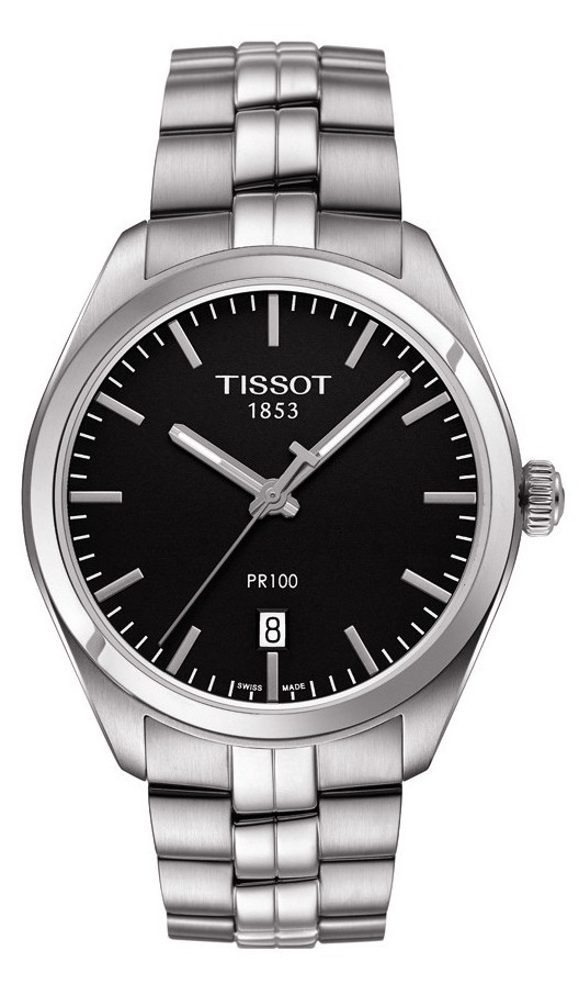 Shop Tissot PR 100 Sport Chic Quartz Stainless Steel Watch For Men - T101.410.11.051.00 in USA