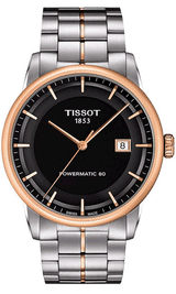 Tissot Luxury Powermatic 80 Black Dial Silver Steel Strap Watch For Men - T086.407.22.051.00 Buy Now By Tissot