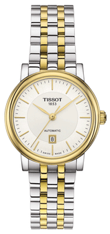 Tissot T Classic Carson Premium White Dial Two Tone Steel Strap Watch for Women - T122.207.22.031.00 Buy Now By Tissot