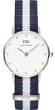 Daniel Wellington Classy Glasgow White Dial Two Tone NATO Strap Watch For Women - DW00100074