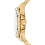 Michael Kors Everest Chronograph Blue Dial Gold Steel Strap Watch for Women - MK5754 Buy Now By Michael Kors