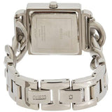 Shop Guess Vanity Diamonds White Dial Silver Steel Strap Watch for Women - W1030L1 in USA