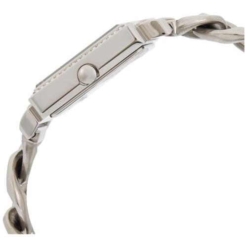 Shop Guess Vanity Diamonds White Dial Silver Steel Strap Watch for Women - W1030L1 in USA