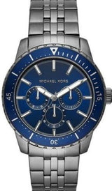 Michael Kors Chronograph Cunningham Multifunction Blue Dial Grey Steel Strap Watch For Men - MK7155 Buy Now By Michael Kors
