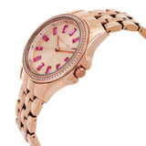 Michael Kors Mini Pilot Quartz Gold Dial Gold Steel Strap Watch For Women - MK7367 Buy Now By Michael Kors