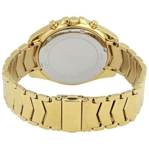 Michael Kors Whitney Chronograph Gold Dial Gold Steel Strap Watch For Women - MK6729 Buy Now By Michael Kors