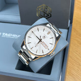 Tag Heuer Carrera Calibre 5 White Dial Silver Steel Strap Watch for Men - WAR201D.BA0723 Buy Now By Tag Heuer