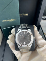 Audemars Piguet Royal Oak Automatic Grey Dial Silver Steel Strap Watch for Men - 15510ST.OO.1320ST.05