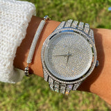 Michael Kors Lauryn Analog Crystals Silver Dial Silver Steel Strap Watch For Women - MK3717 Buy Now By Michael Kors