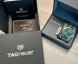 Shop Tag Heuer Formula 1 Limited Edition Green Dial Silver Steel Strap Watch for Men - WAZ1017.BA0842 in USA