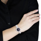Shop Swarovski Daytime Rhinestone Grey Dial Silver Steel Strap Watch for Women - 5213681 in USA