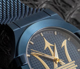 Maserati Potenza Blue Dial Edition 42mm Mesh Bracelet Watch For Men - R8853108008 Buy Now By Maserati