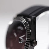 Guess Connoisseur Black Dial Black Silicone Strap Watch For Men - GW0335G1 Buy Now By Guess