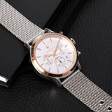Maserati Epoca White Dial Chronograph Silver Mesh Bracelet Watch For Men - R8873618009 Buy Now By Maserati