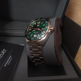 Shop Tag Heuer Formula 1 Limited Edition Green Dial Silver Steel Strap Watch for Men - WAZ1017.BA0842 in USA
