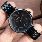 Fossil Jacqueline Black Dial Black Mesh Bracelet Watch for Women - ES3614 Buy Now By Fossil