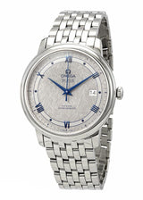 Omega De Ville Prestige Co-Axial Grey Dial Silver Steel Strap Watch for Men - 424.10.40.20.06.002 Buy Now By Omega