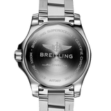 Breitling Superocean Automatic 44mm Black Dial Silver Steel Strap Watch for Men - A17367D71B1A1